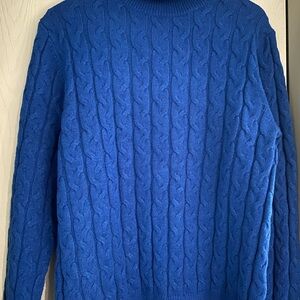 Paisley & Gray Royal Blue Turtleneck Sweater-Large